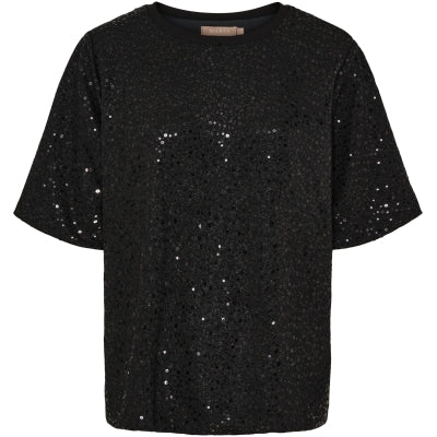 MARTA du château Bluse - 7693 MdcNynne Bluse Med Pailetter i Sort