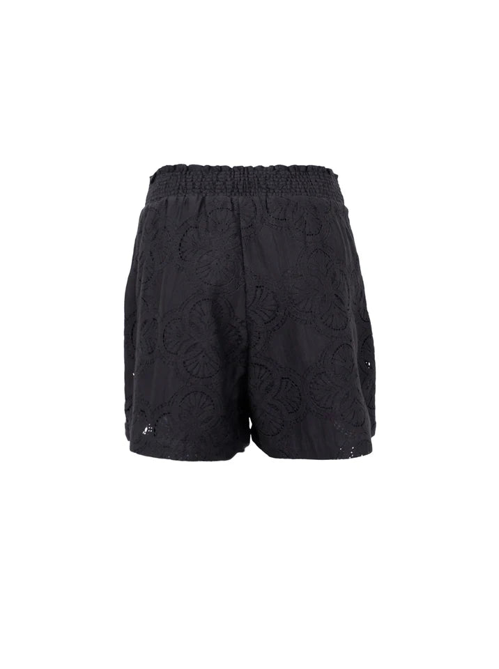 Black Colour Shorts - BcMilos Lace Shorts i Sort