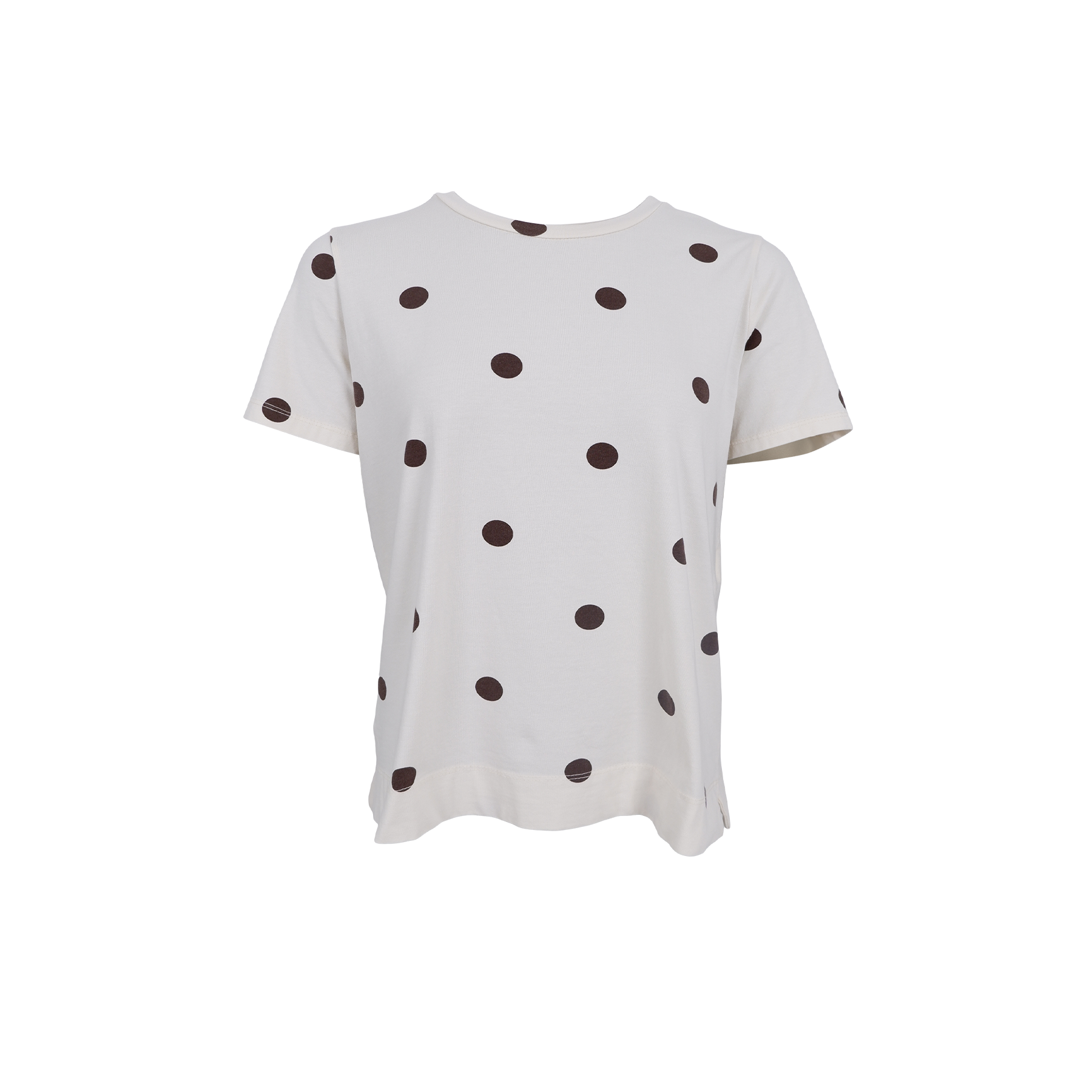 Black Colour T-shirt - BcZelda T-shirt i Coffee Dots