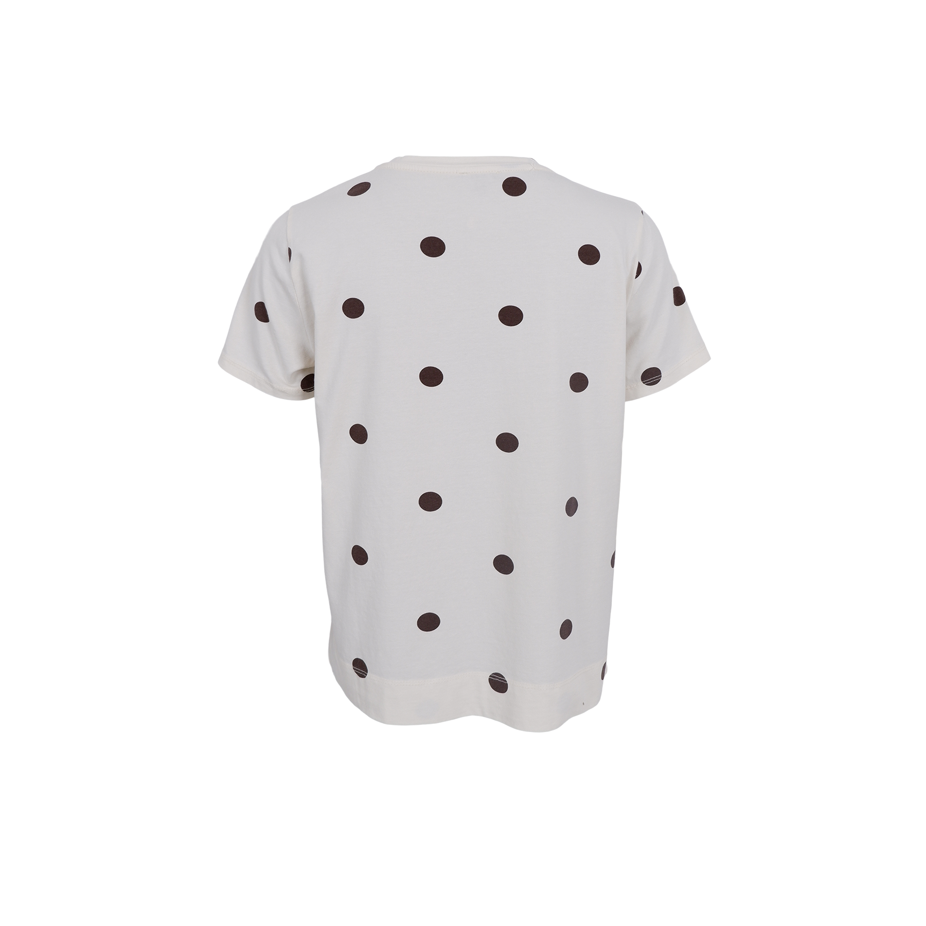 Black Colour T-shirt - BcZelda T-shirt i Coffee Dots