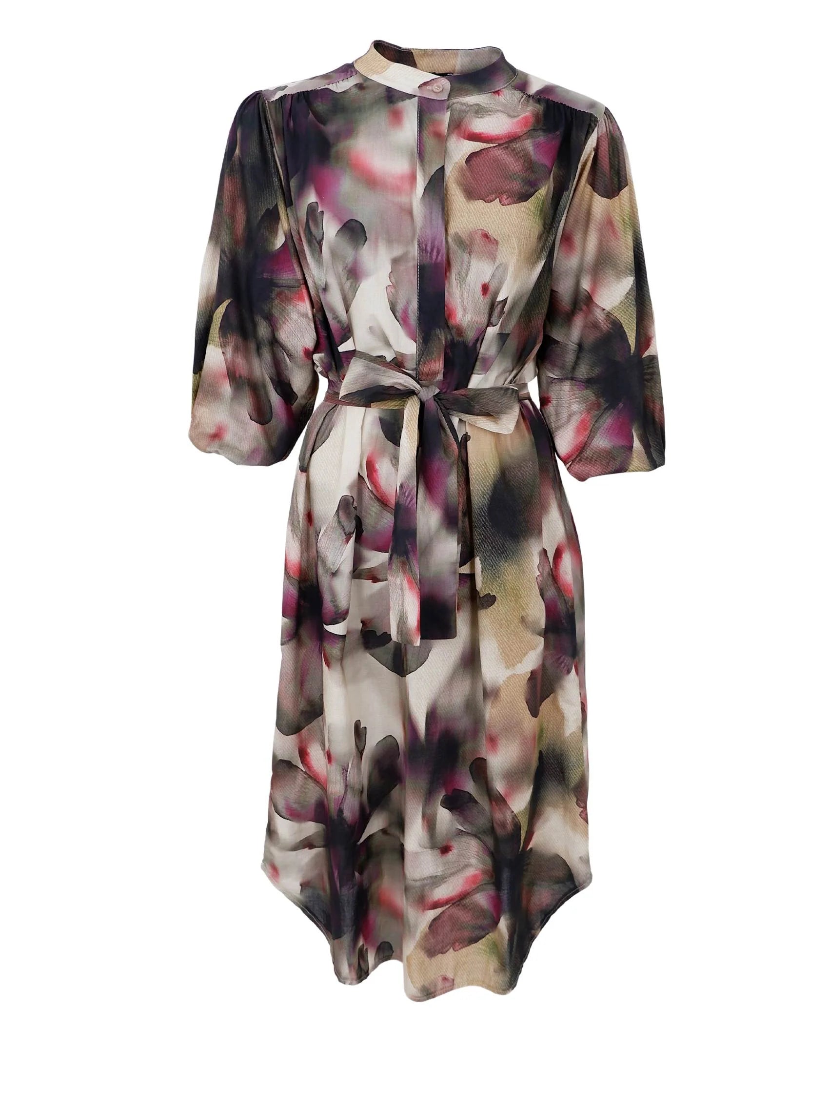 Black Colour Kjole - BcFilora Kjole i Plum Flower