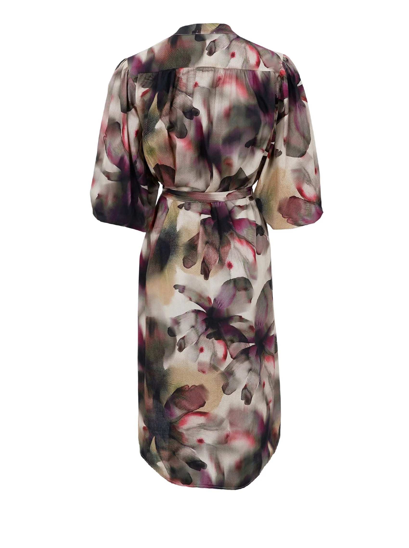 Black Colour Kjole - BcFilora Kjole i Plum Flower