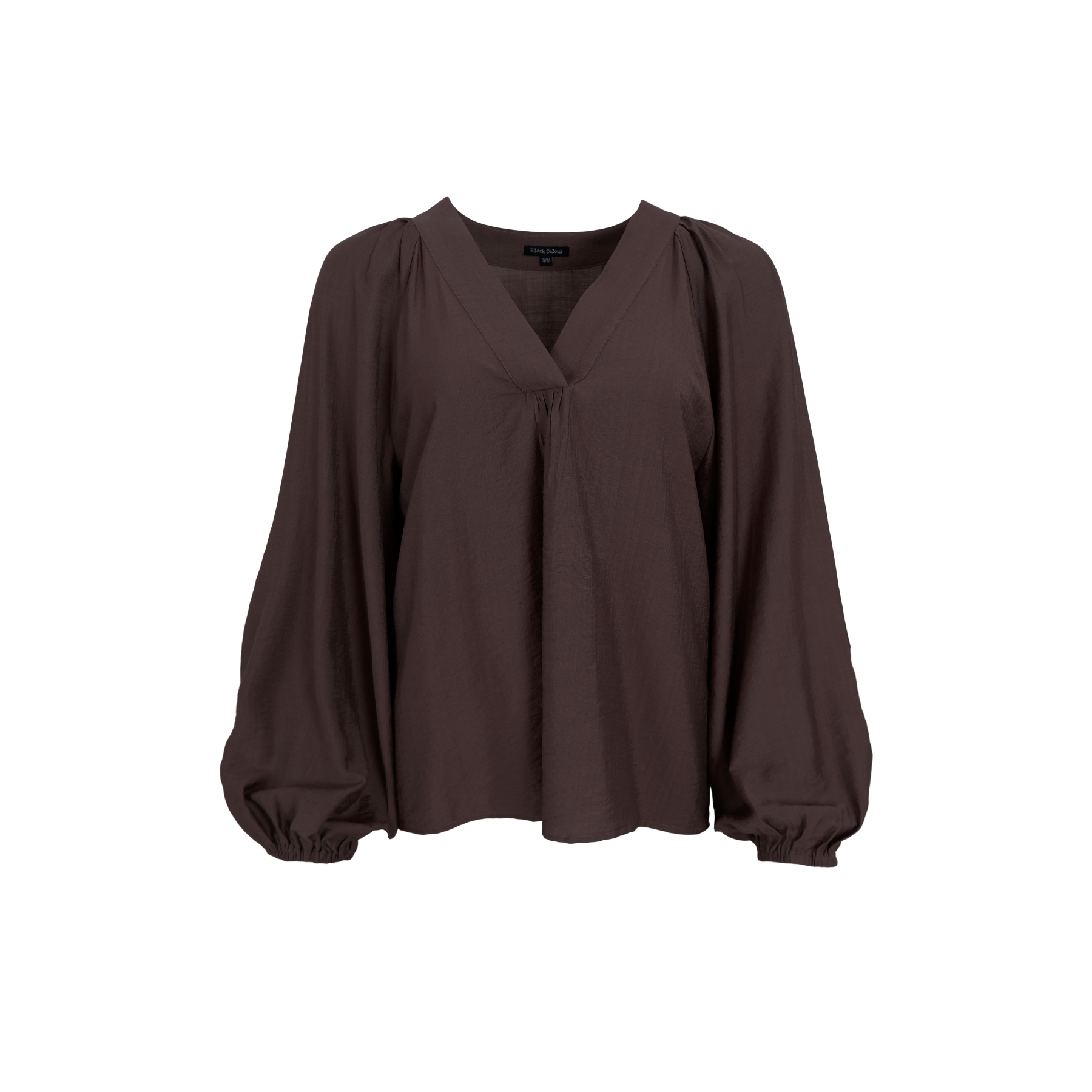 Black Colour Bluse - BcLuisa Raglan Bluse i Caffee