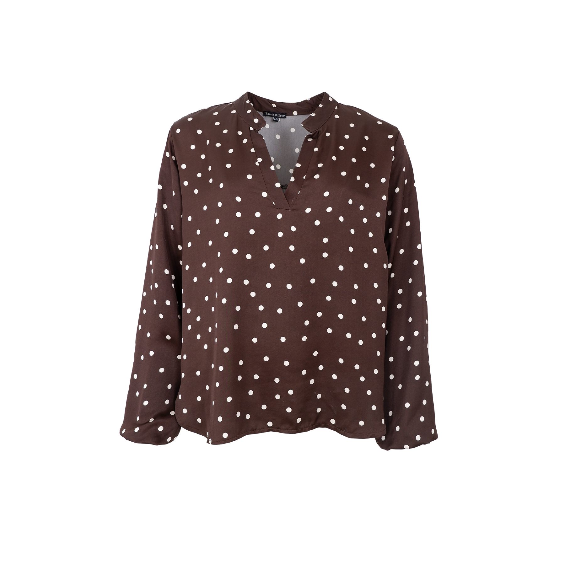 Black Colour Bluse - BcValery LS Bluse i Caffee