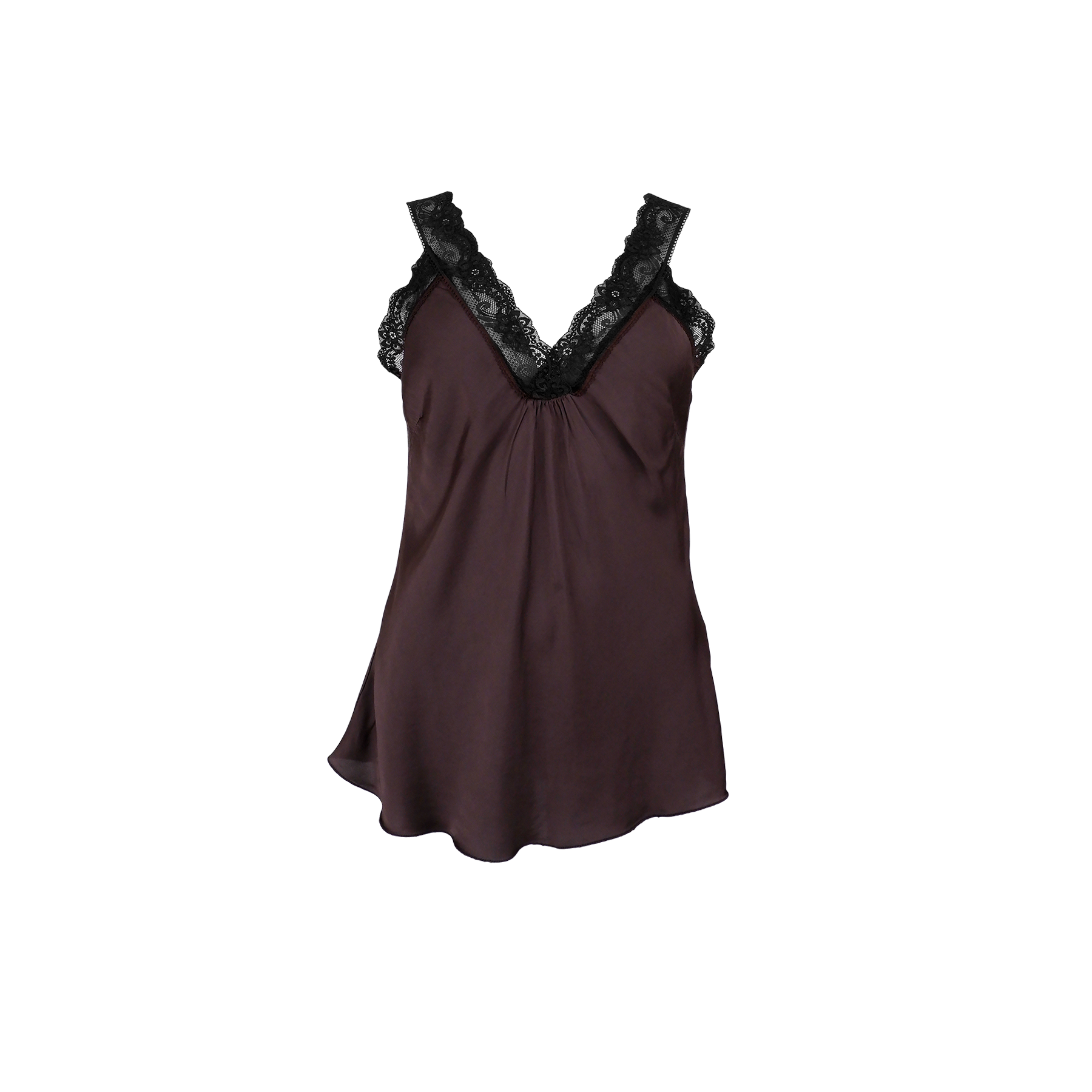 Black Colour Top - BcBea Lace Top i Coffee