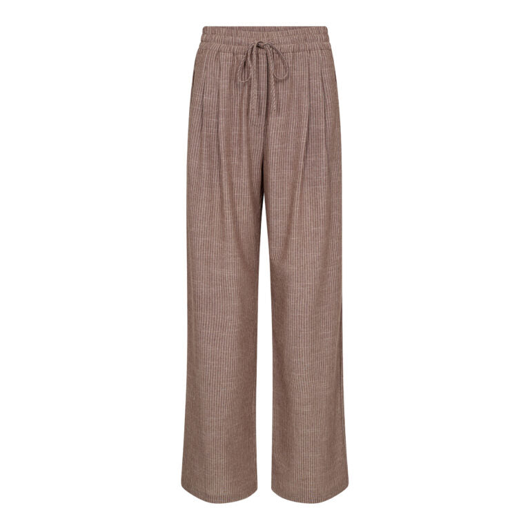 Co´Couture Bukser - JihoCC Stribet Bukser i Brun