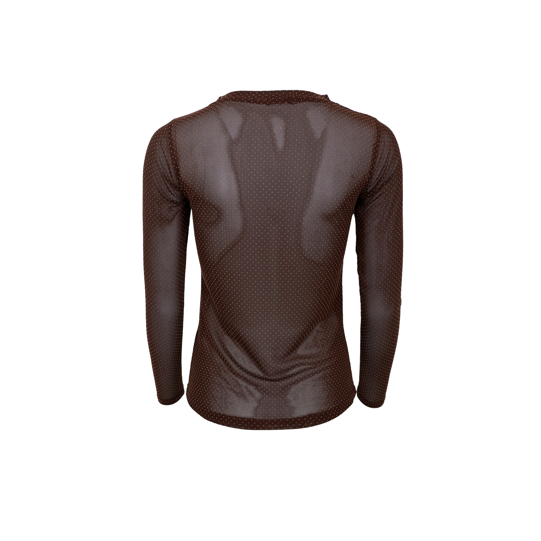 Black Colour Bluse - BcJessie Mesh Bluse i Coffee