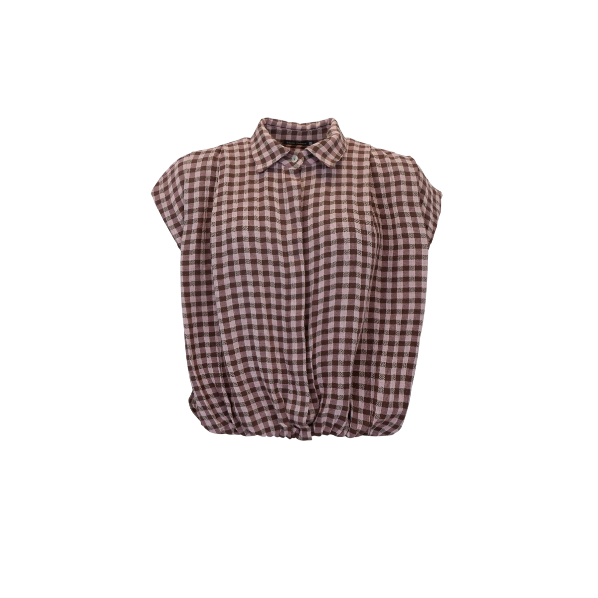 Black Colour Bluse - BcMalle Bomber Bluse i Brown Check