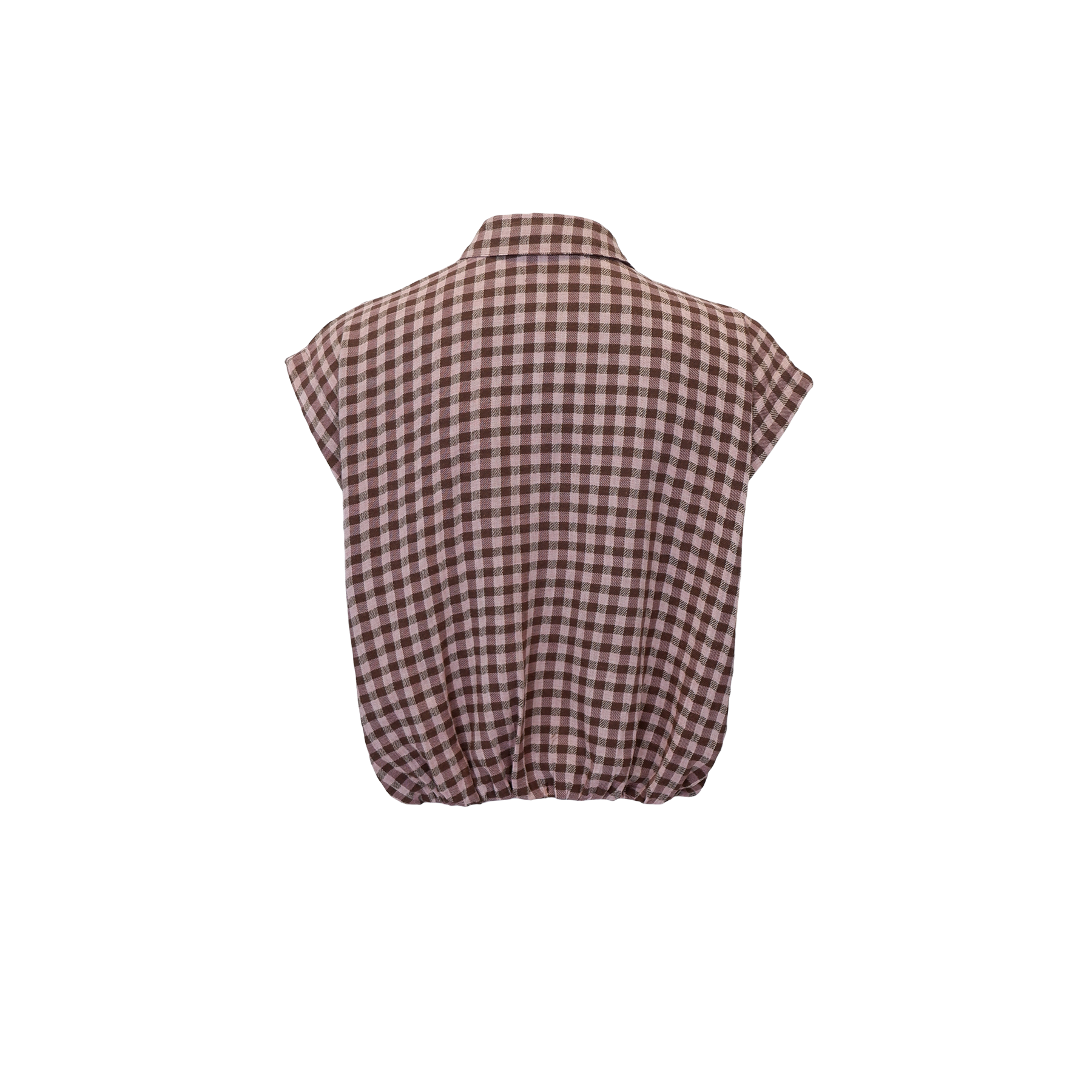 Black Colour Bluse - BcMalle Bomber Bluse i Brown Check