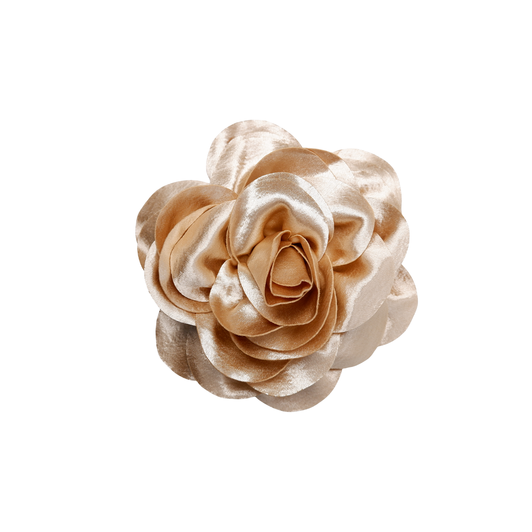 Black Colour Hårspænde - BcSage Big Flower 2i1 Spænde og Broche i Golden