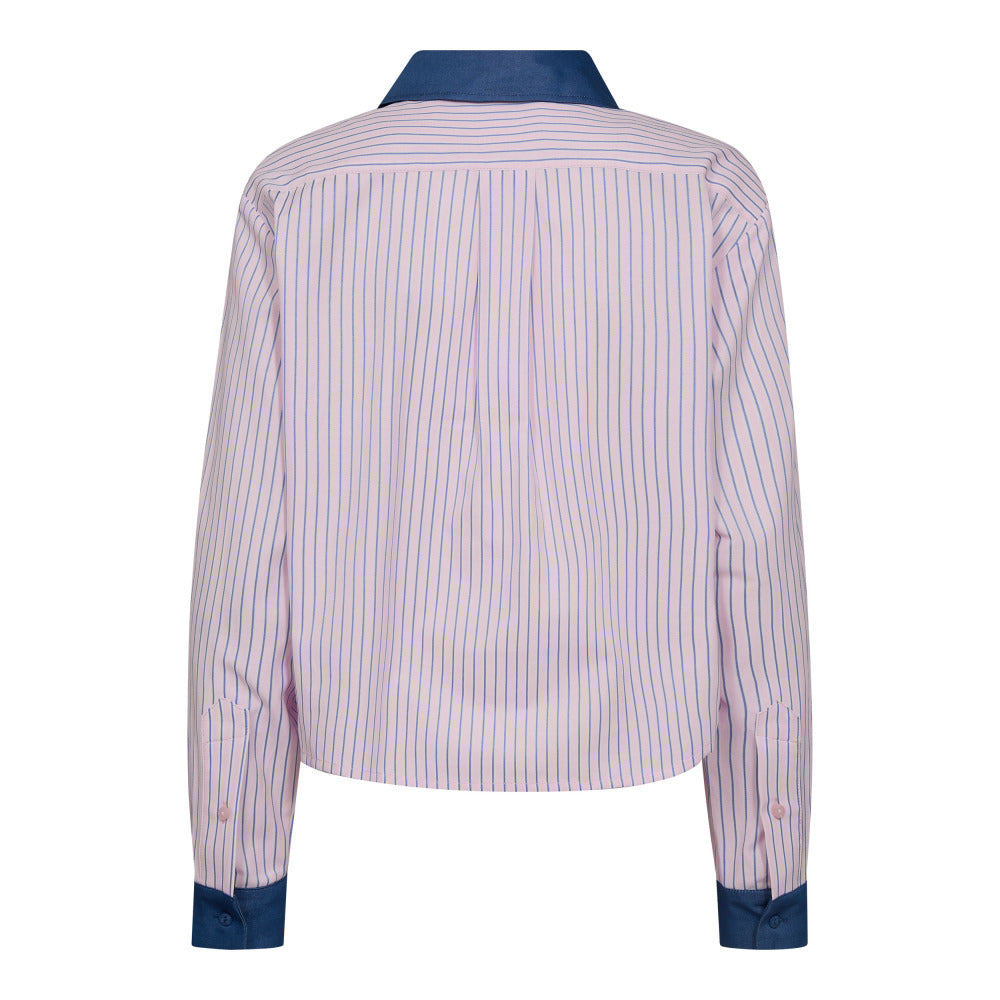 Co´Couture Skjorte - KarinaCC Stribet Mix Skjorte i Candyfloss
