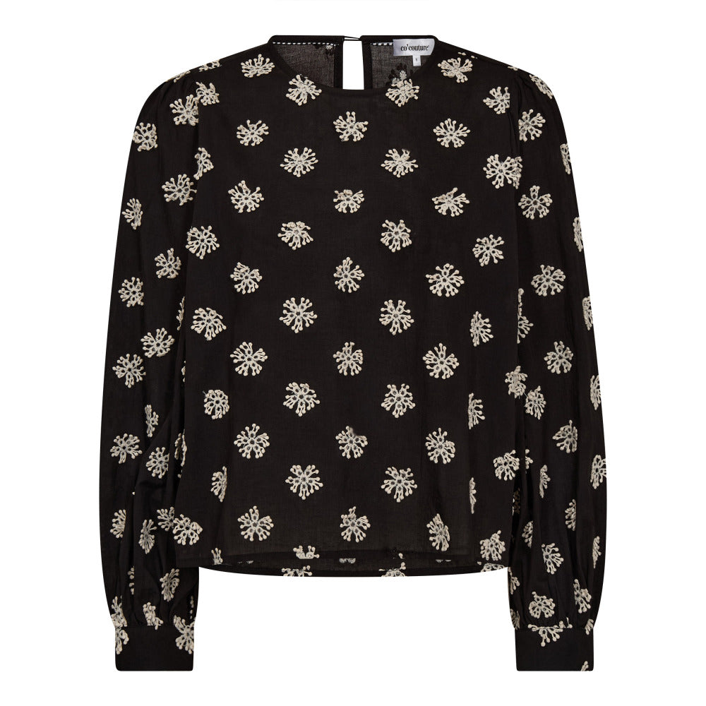 Co´Couture Bluse - MallyCC Bluse i Sort