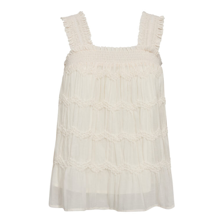 Co´Couture Top - JerryCC Smock Top i Off-white