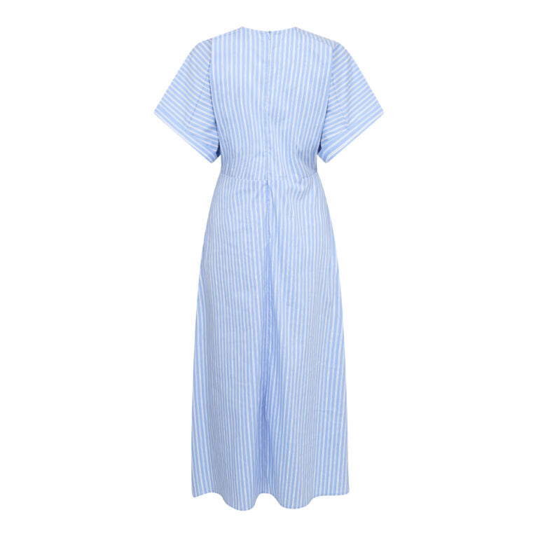 Co´Couture Kjole - KaioCC Stribet Kjole i Pale Blue