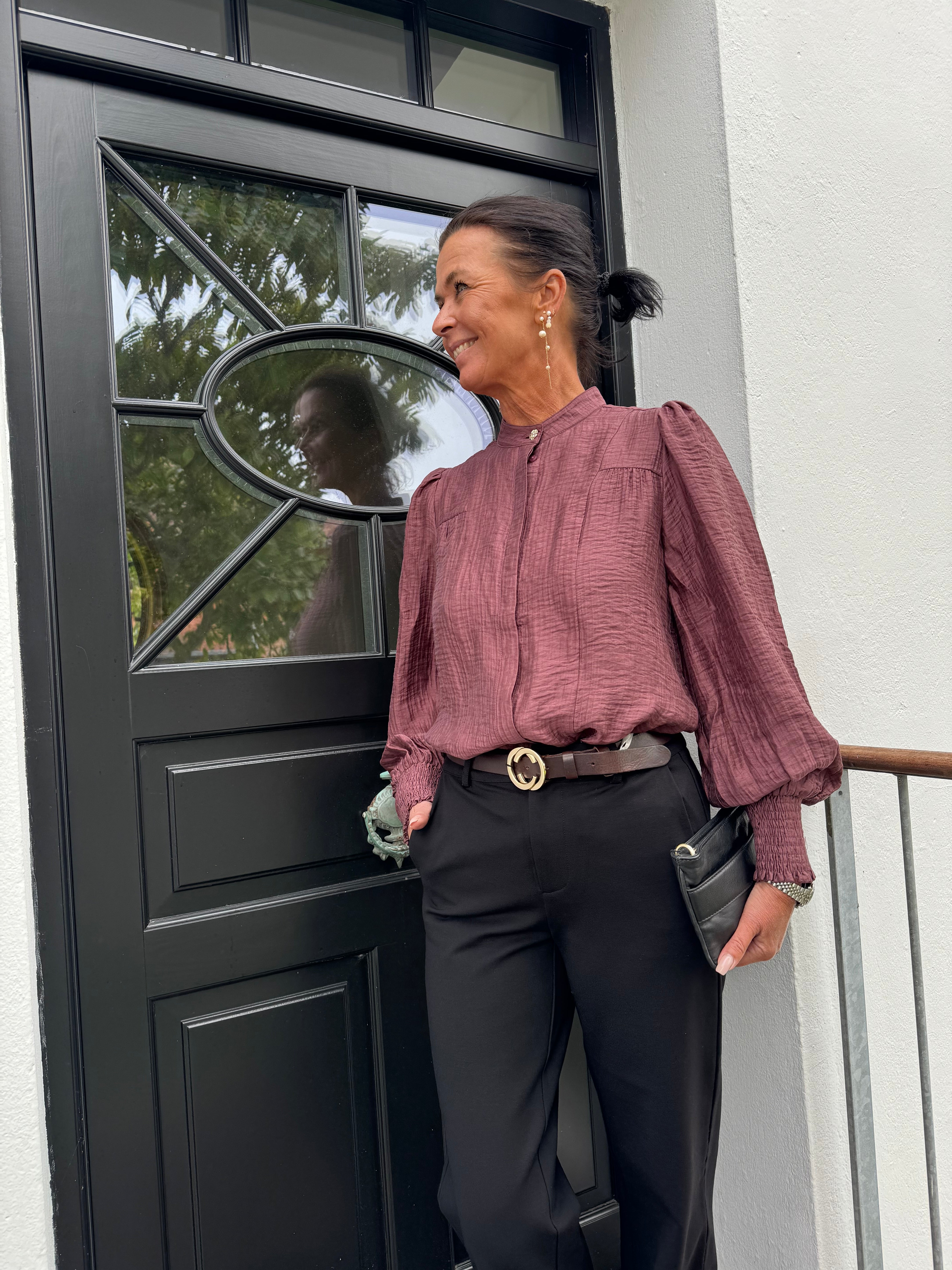 Co´Couture Skjorte - TassyCC Skjorte i Plum