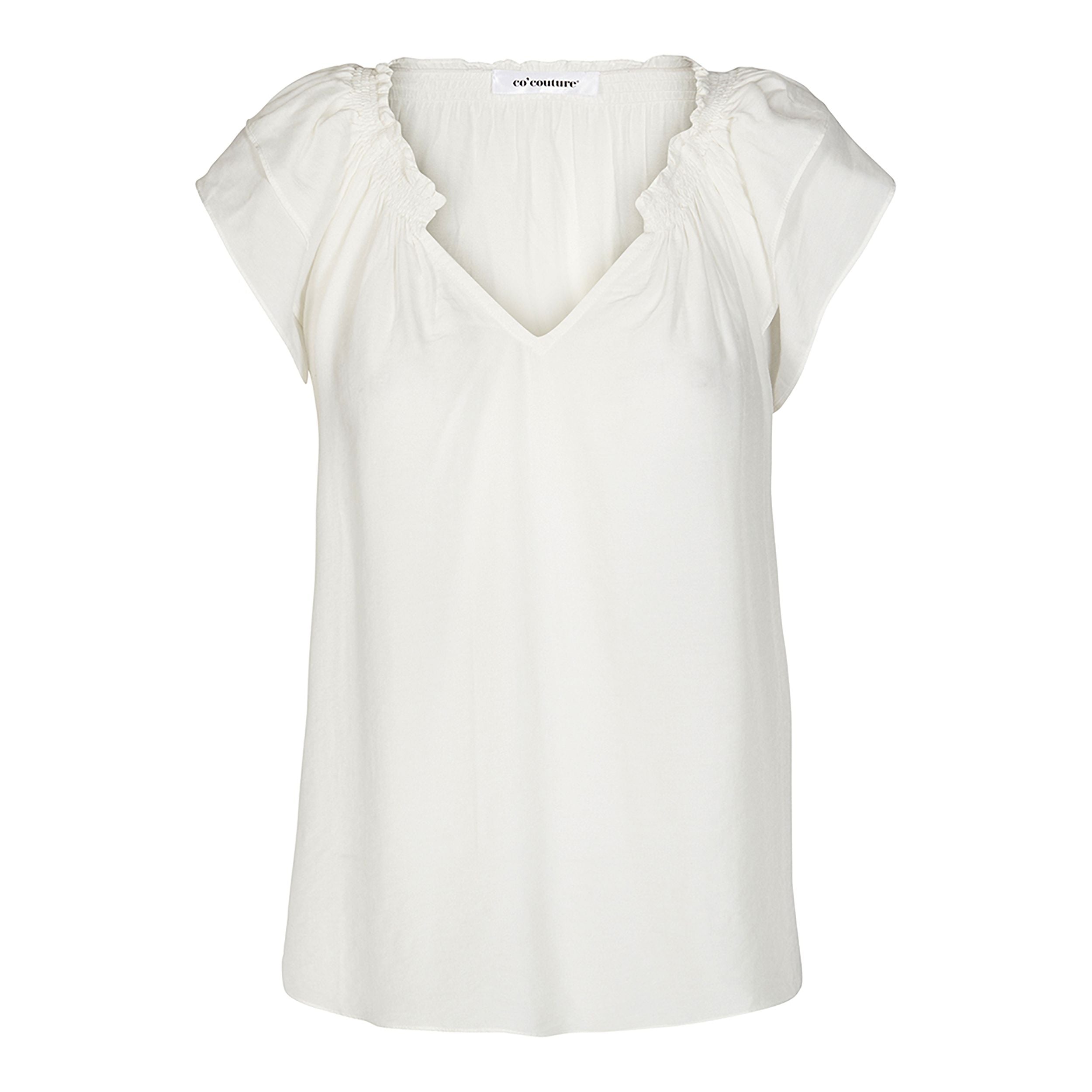 Co´Couture Top - SunriseCC Top i Off-white