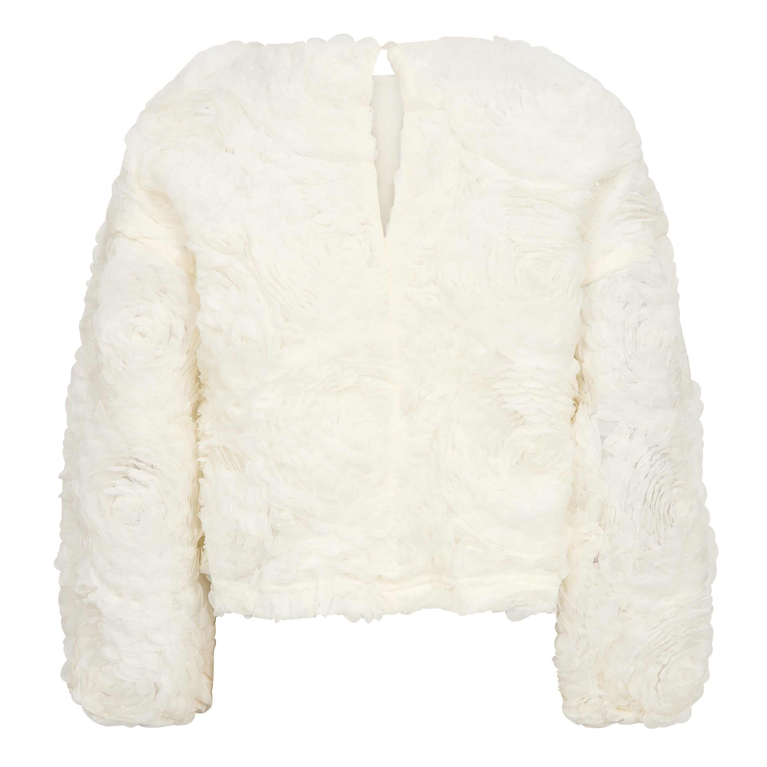 Co´couture Bluse - LucinaCC Flower Bluse i Off-White