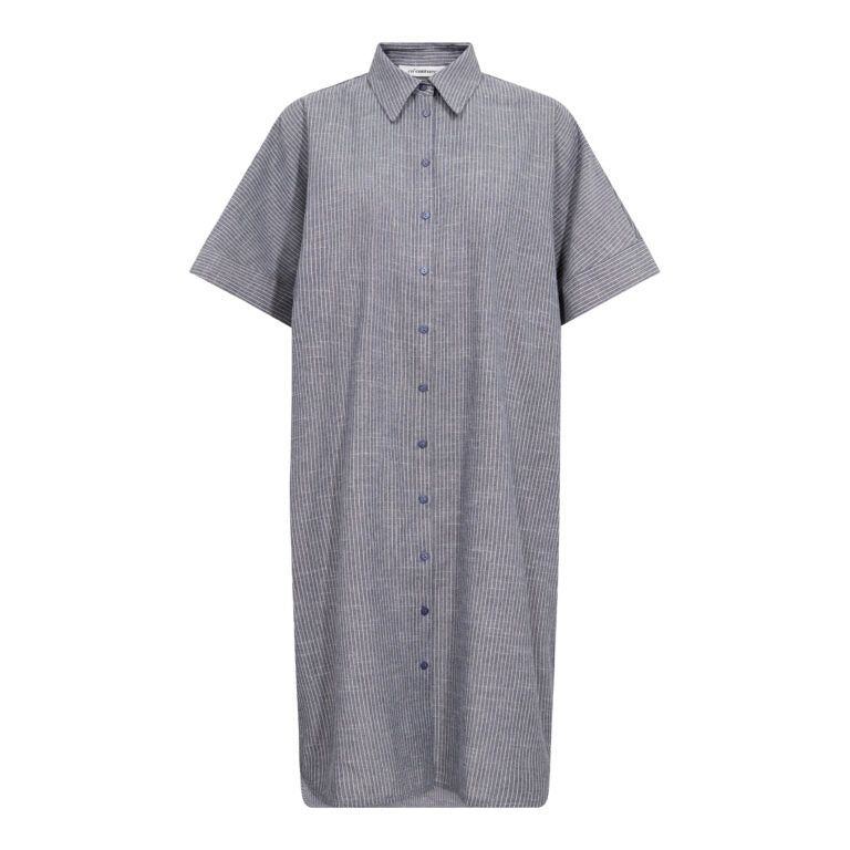 Co´Couture Kjole - JihoCC Kjole i Navy Strib