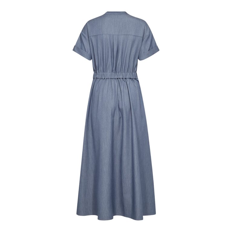 Co´Couture Kjole - TerryCC Wrap Kjole i Ash Blue
