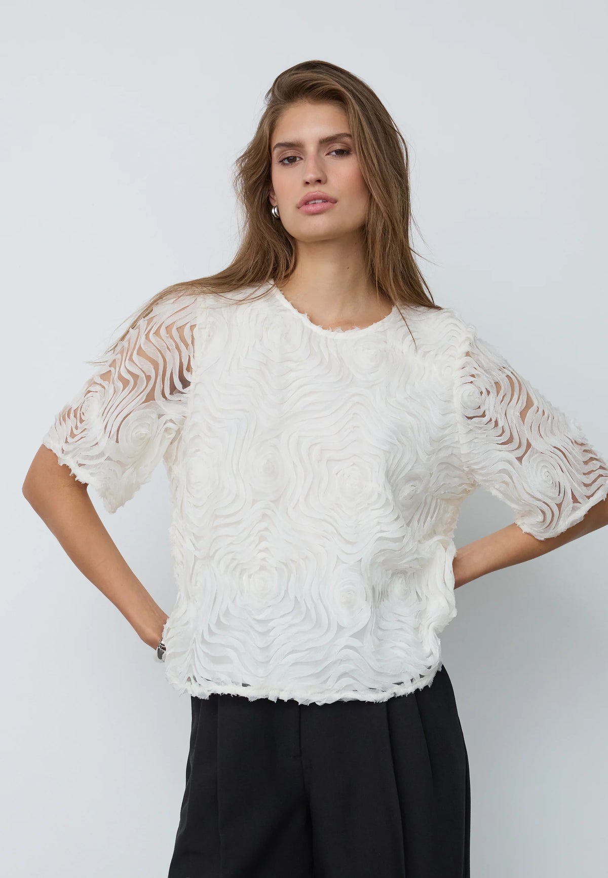 Co´couture Bluse - GiovannaCC Bluse i Off-White
