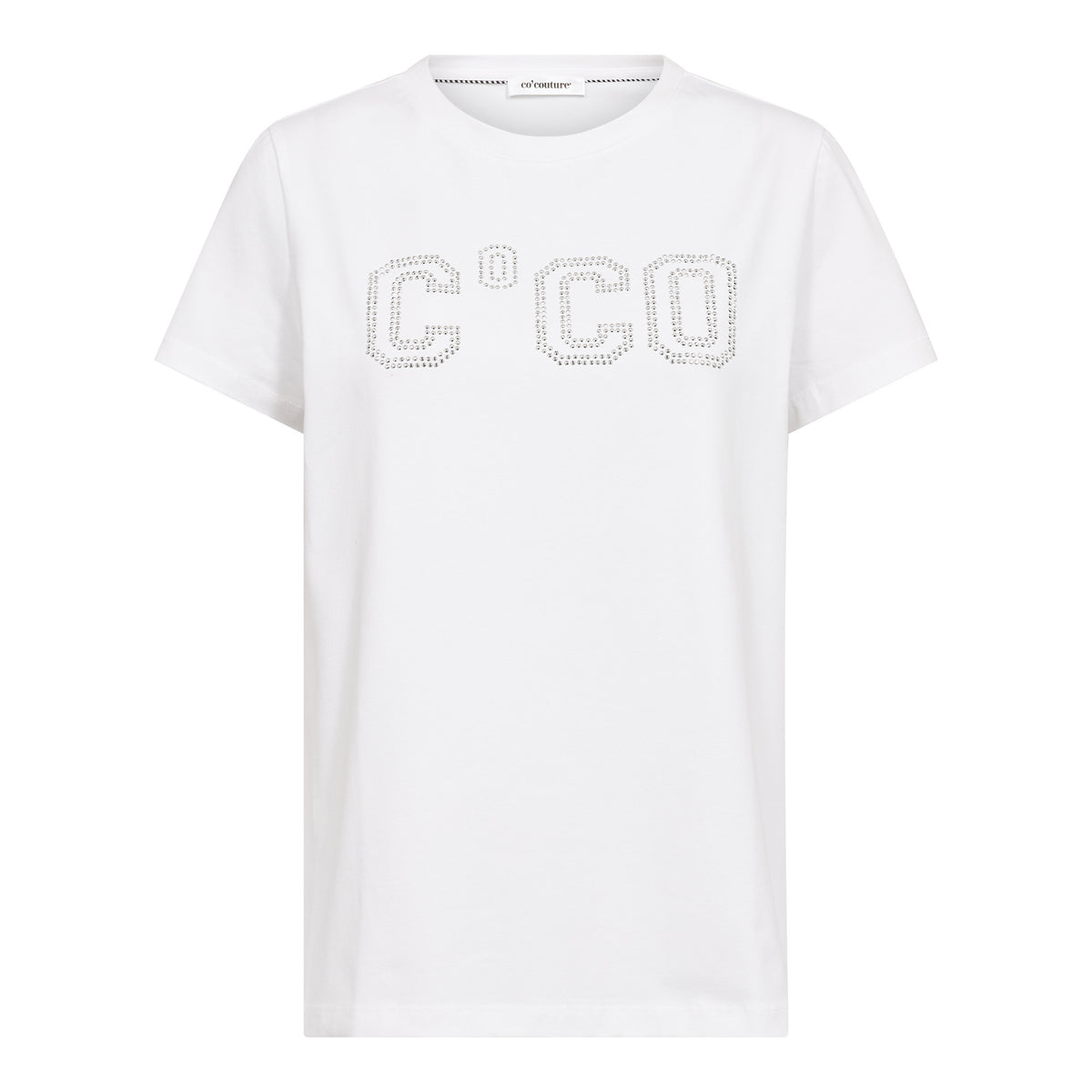 Co´Couture T-shirt - StoneCC Signature Logo T-shirt i Hvid