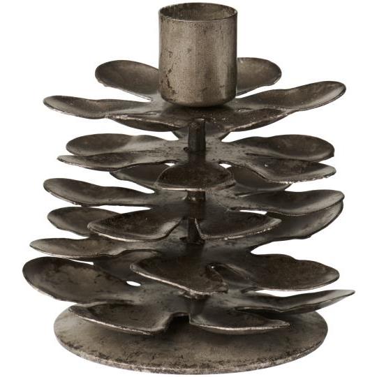 IB Laursen Lysestage - 57316-12 Koglestage Til 1,3cm Lys i Metal
