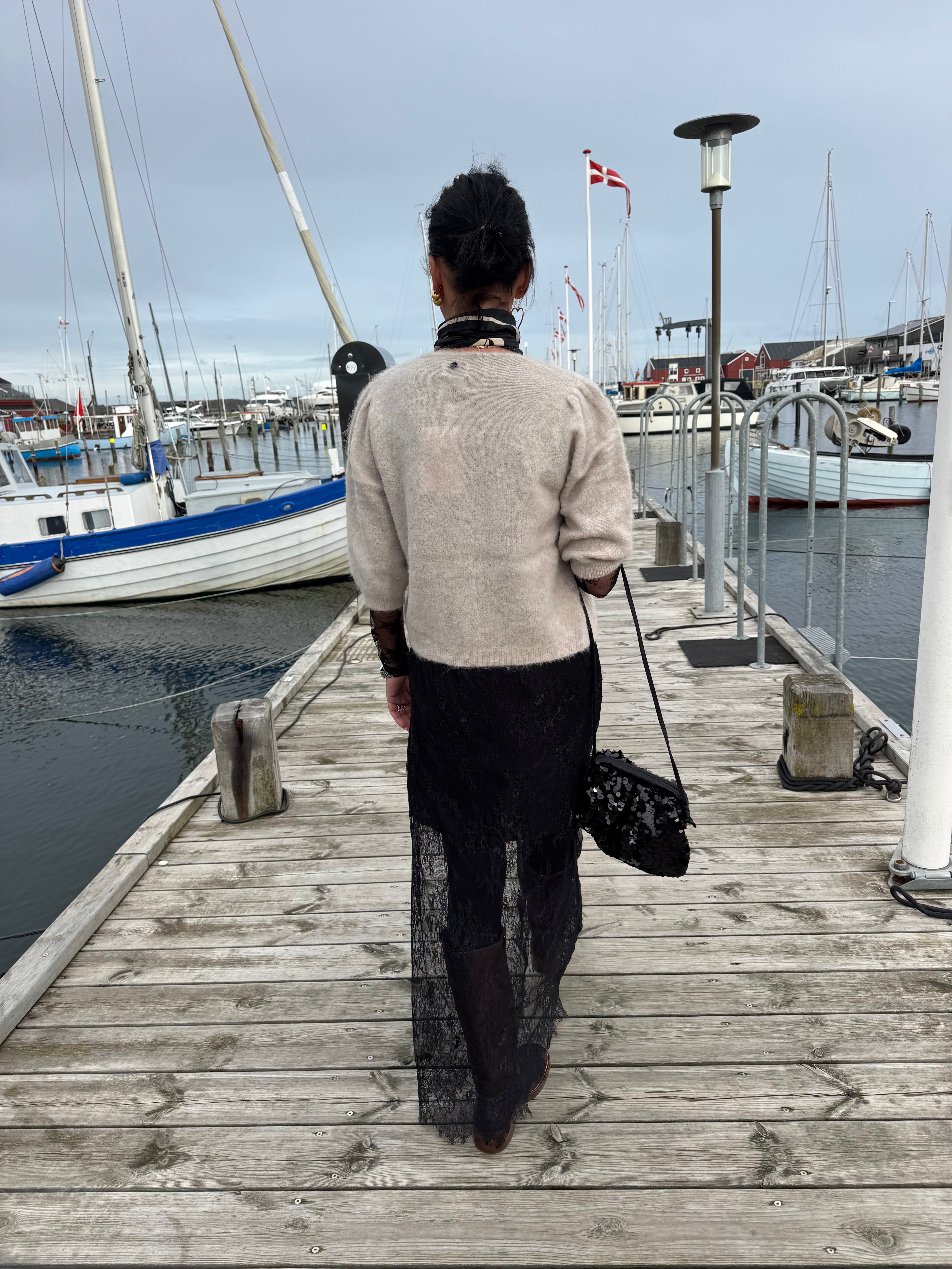 Nümph Cardigan - NuSuri Brushed SS Cardigan i Chateau Gray