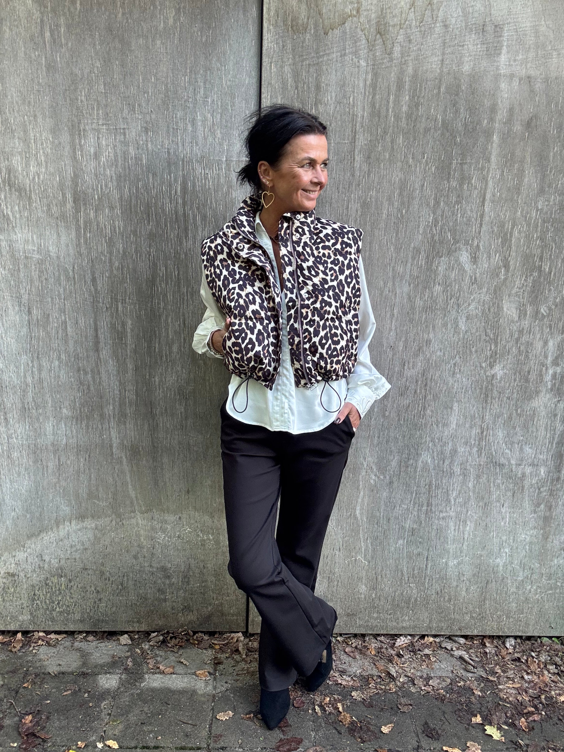Lollys Laundry Vest - SadaLL Vest i Leopard Print