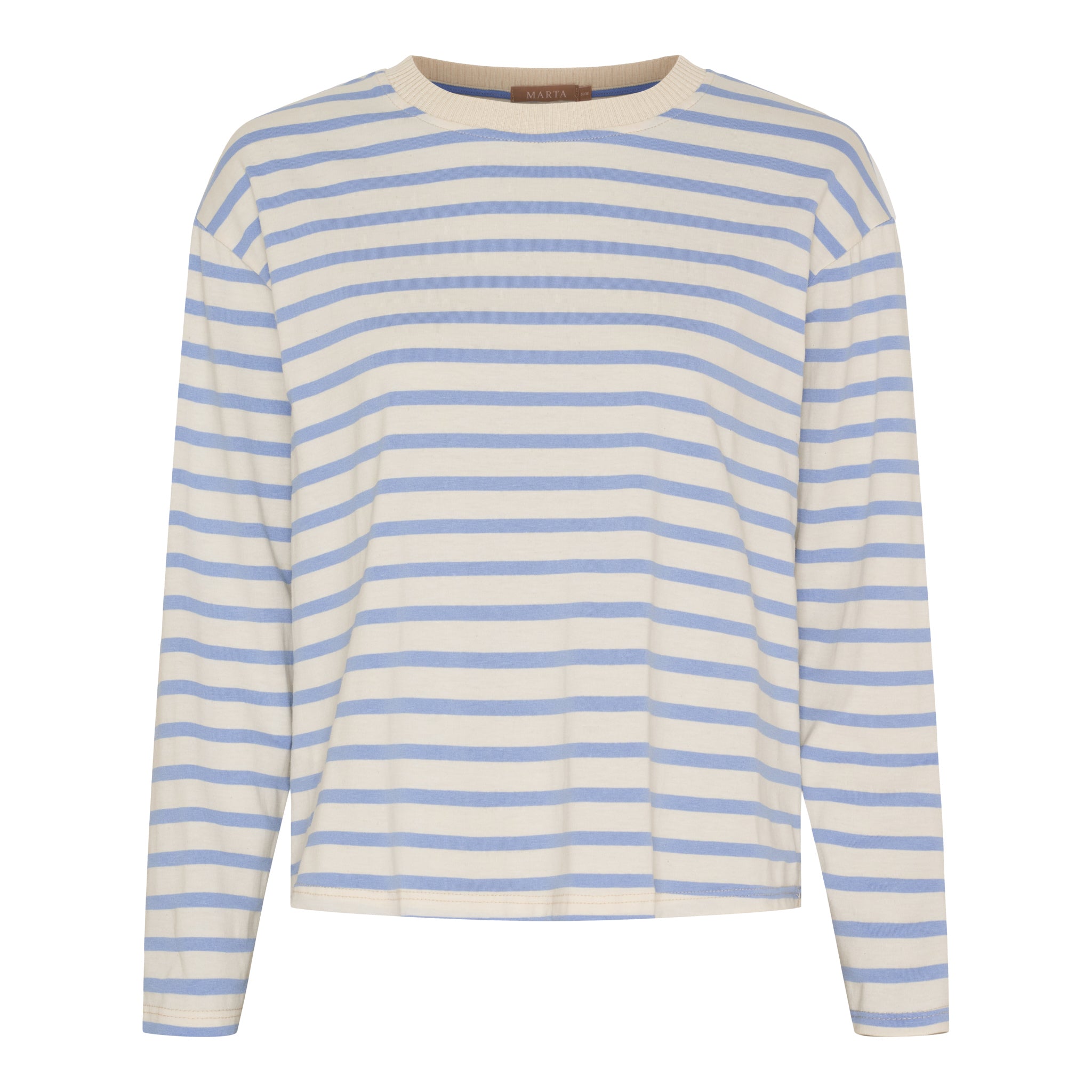 MARTA du château Bluse - 58709 MdcKara LS Bluse i Jeans Blå