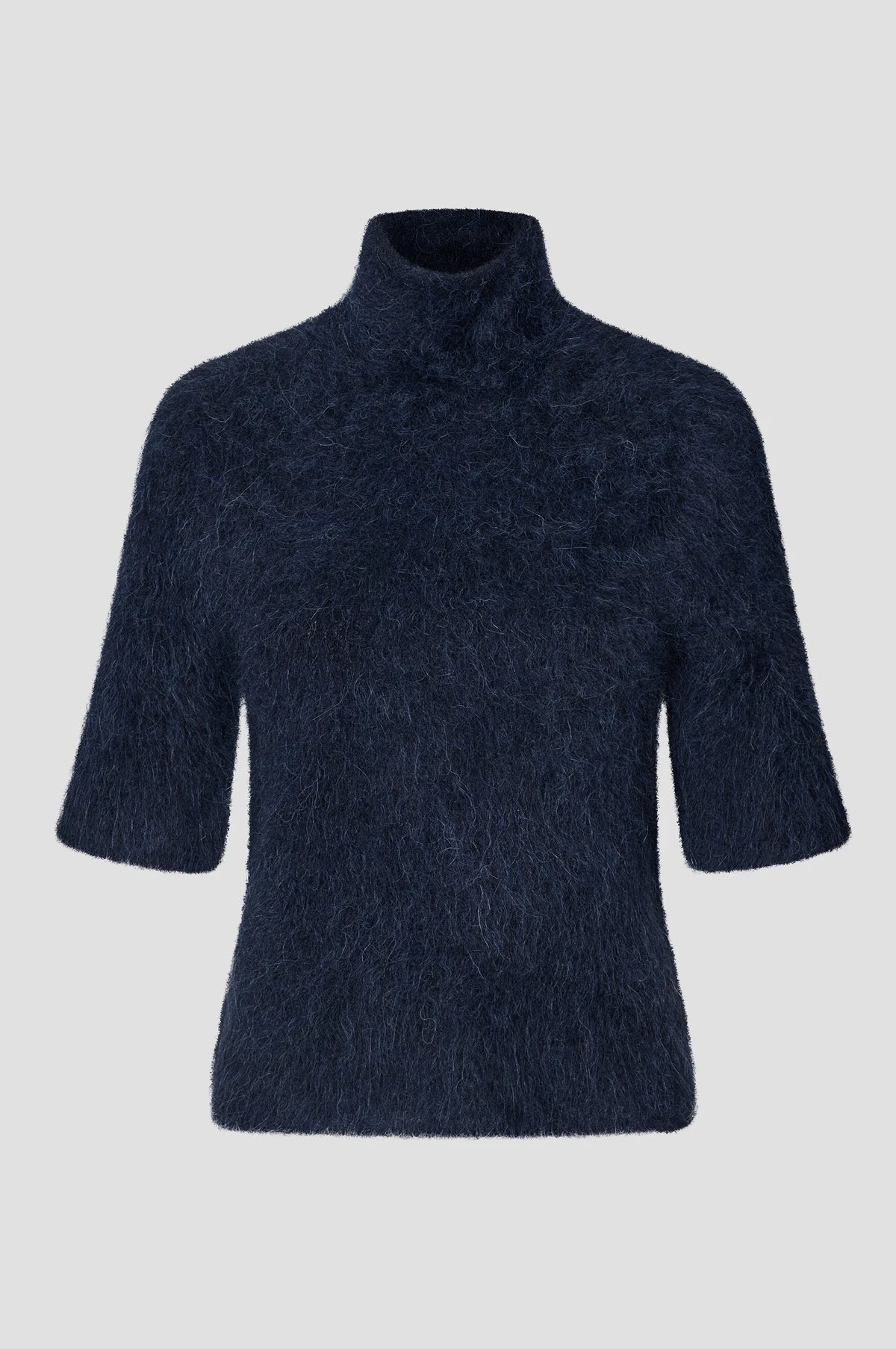 Second Female Strik - Karla SS Strik Bluse i Night Sky