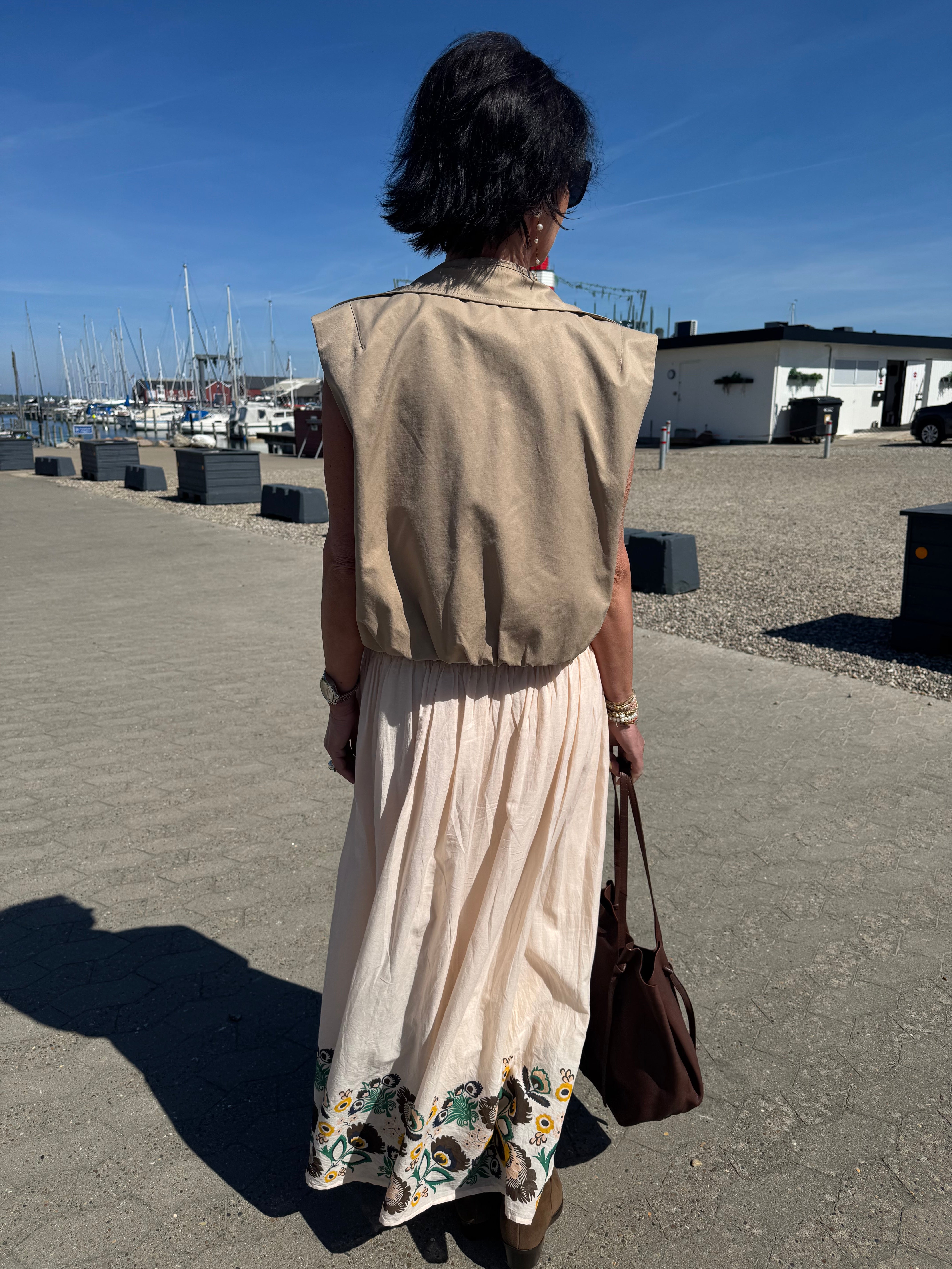 Lollys Laundry Nederdel - CassieLL Maxi Nederdel i Dusty Rose