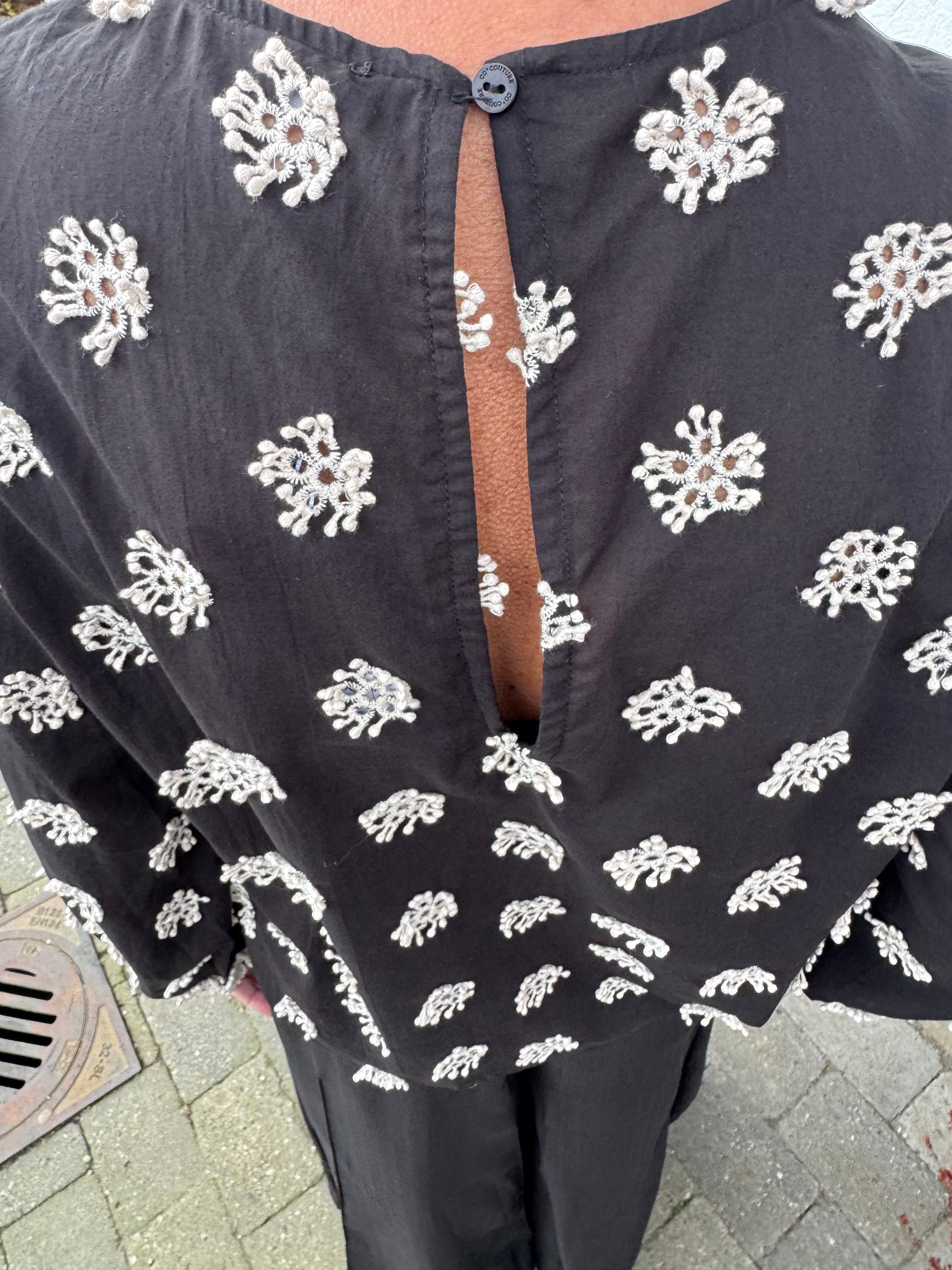 Co´Couture Bluse - MallyCC Bluse i Sort