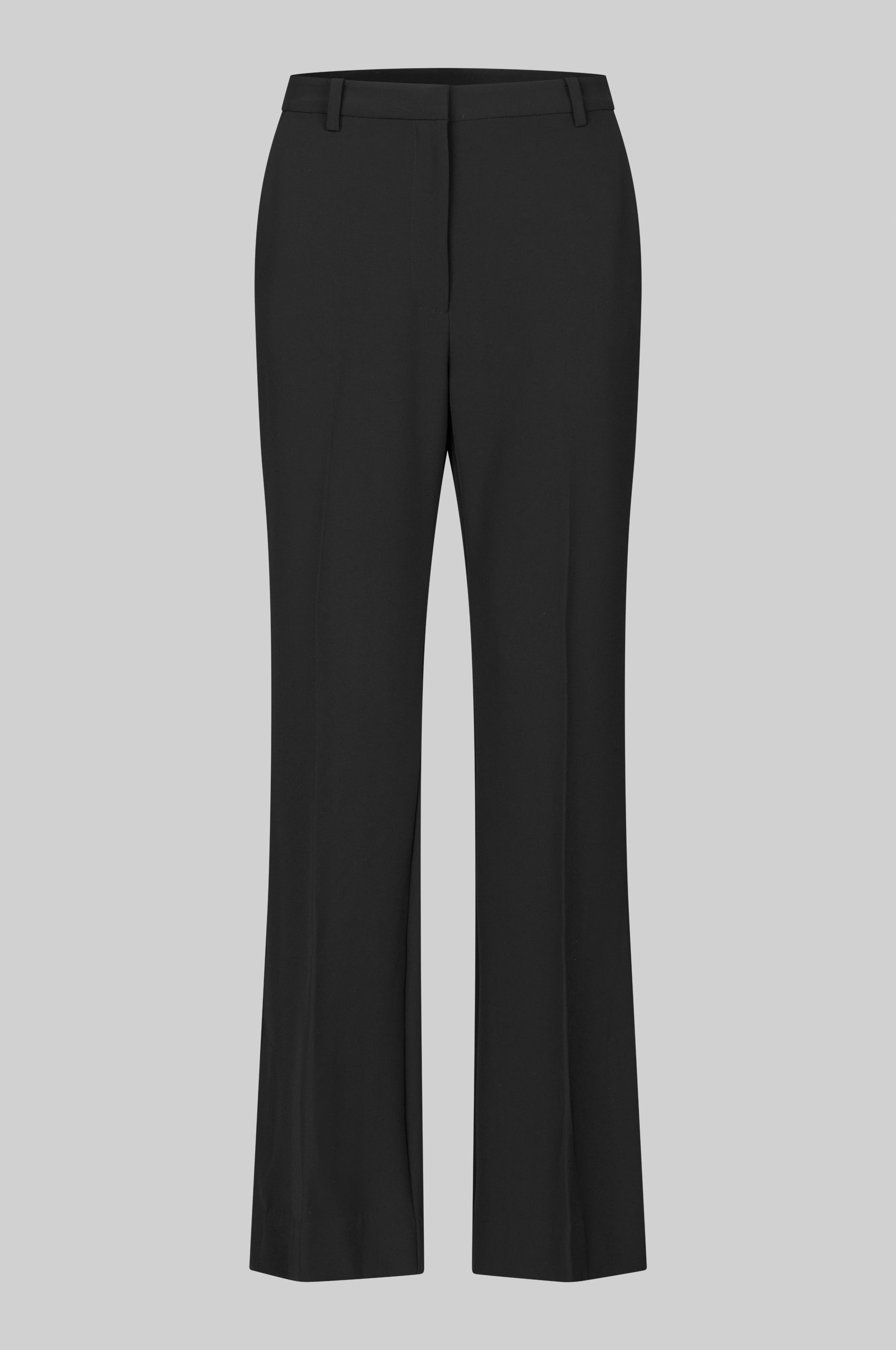 Second Female Bukser - Fique Bootcut Bukser i Sort