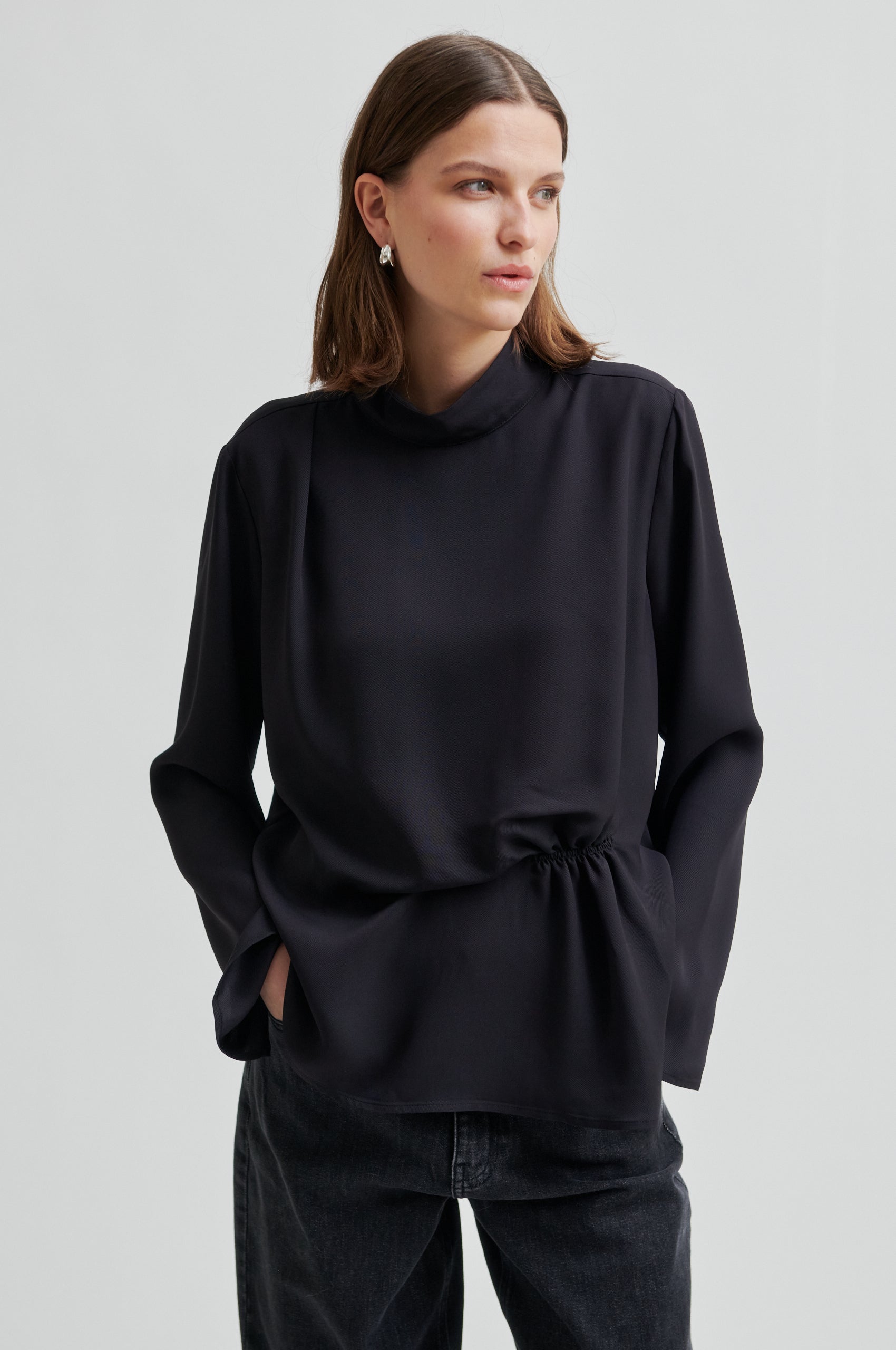 Second Female Bluse - Clara Bluse i Sort