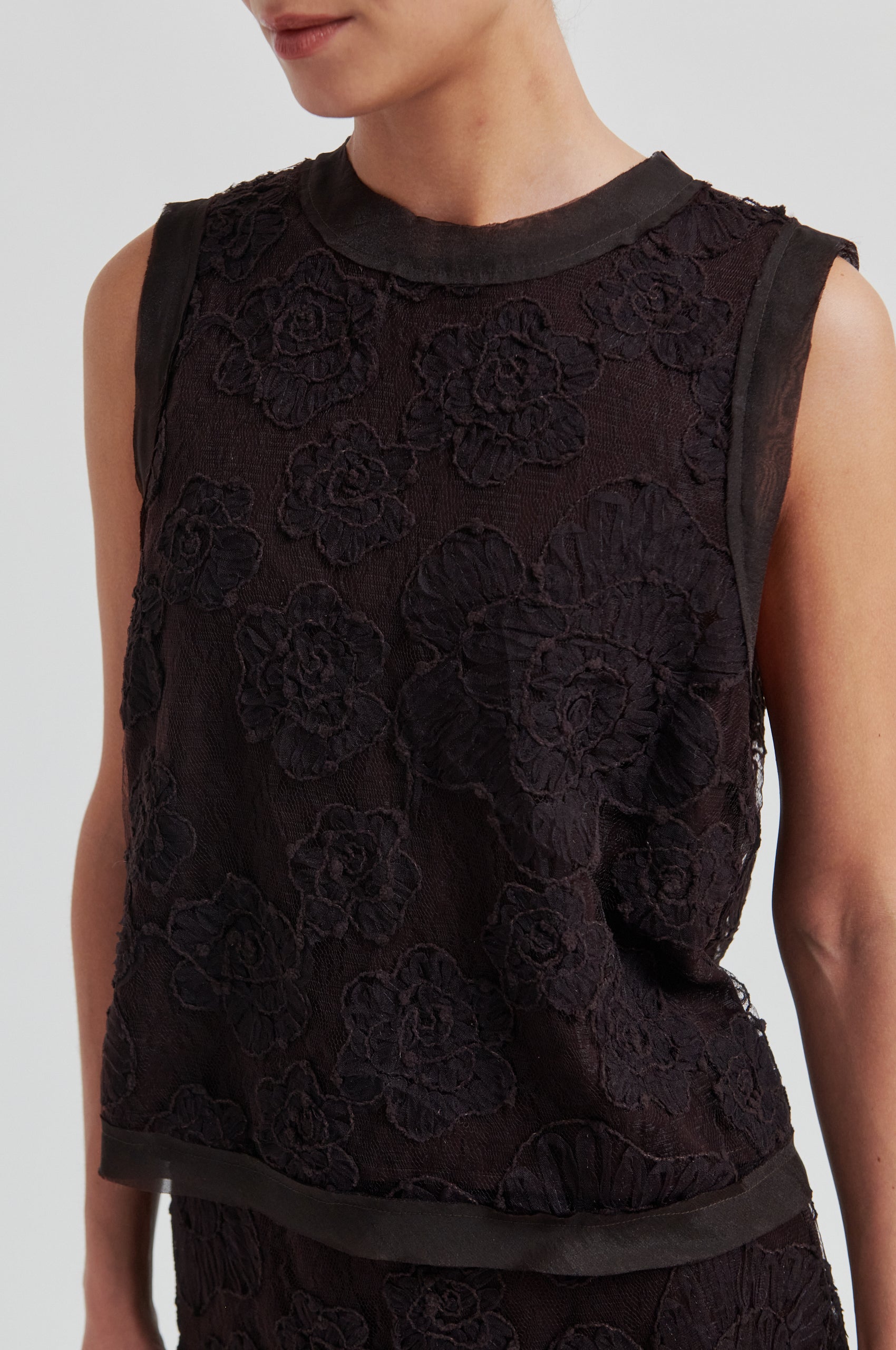 Second Female Top - Daysee Top i Chocolate Tort