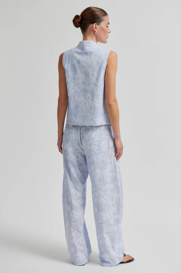 Second Female Top - Aubrey Top i Cashmere Blue