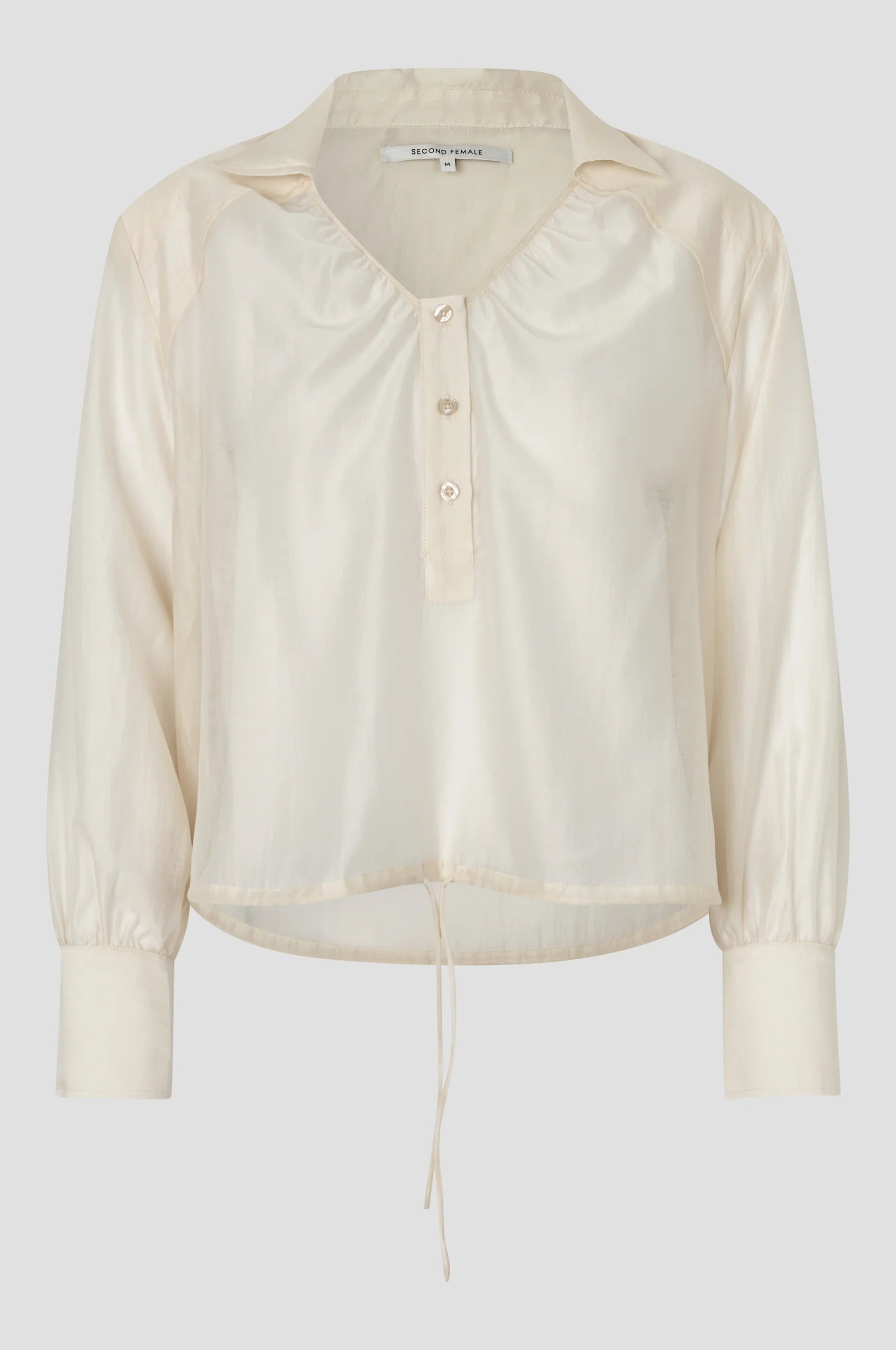 Second Female Bluse -  Warne Bluse i Egret
