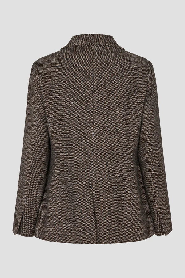 Second Female Blazer -  Emi New Fitted Blazer i Demitasse