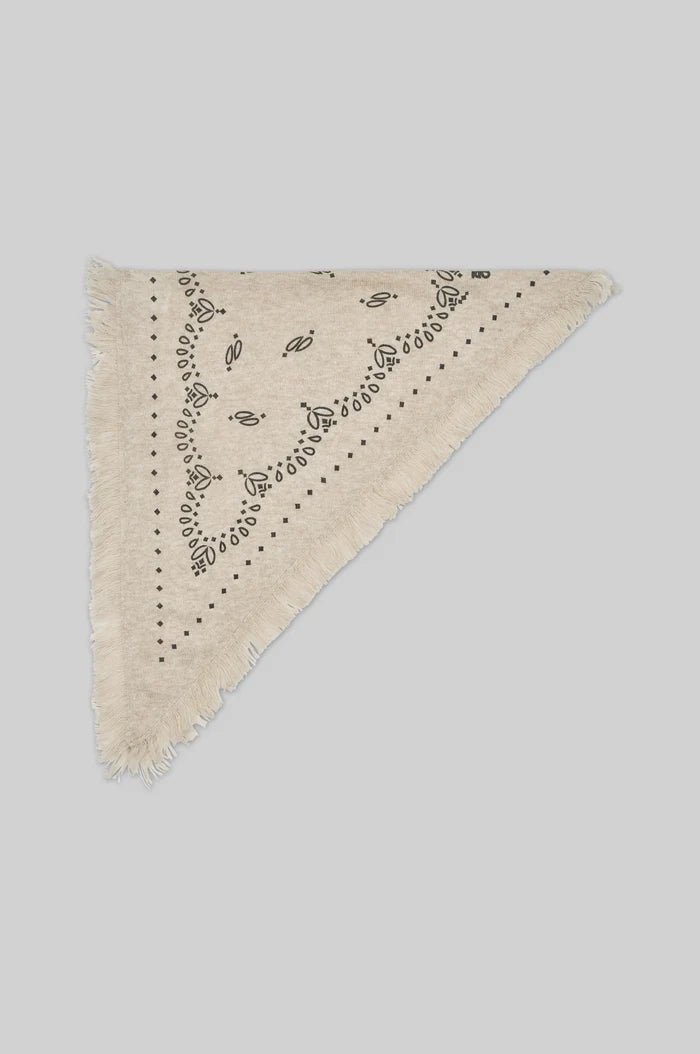 Second Female Tørklæde - Jucca Strik Tørklæde i Light Beige Melange