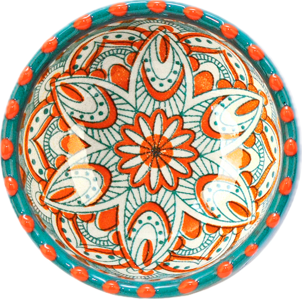 By Spliid Keramik Skål - 1094 Gazania Tapas Skål Micro Ø7cm Orange