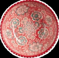 By Spliid Keramik Skål - Florencia Tapas Skål Small i Rød Ø14cm H5cm
