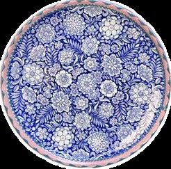 By Spliid Keramik Fad - Florencia Fad Stor Ø31cm i Royal Blue