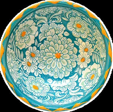 By Spliid Keramik Skål - Florencia Tapas Skål Mini i Aqua Gul Ø9cm H5cm