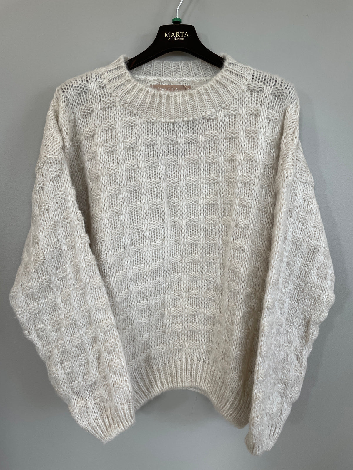 MARTA du château Bluse - 65968 MdcBrezza Strik i Beige