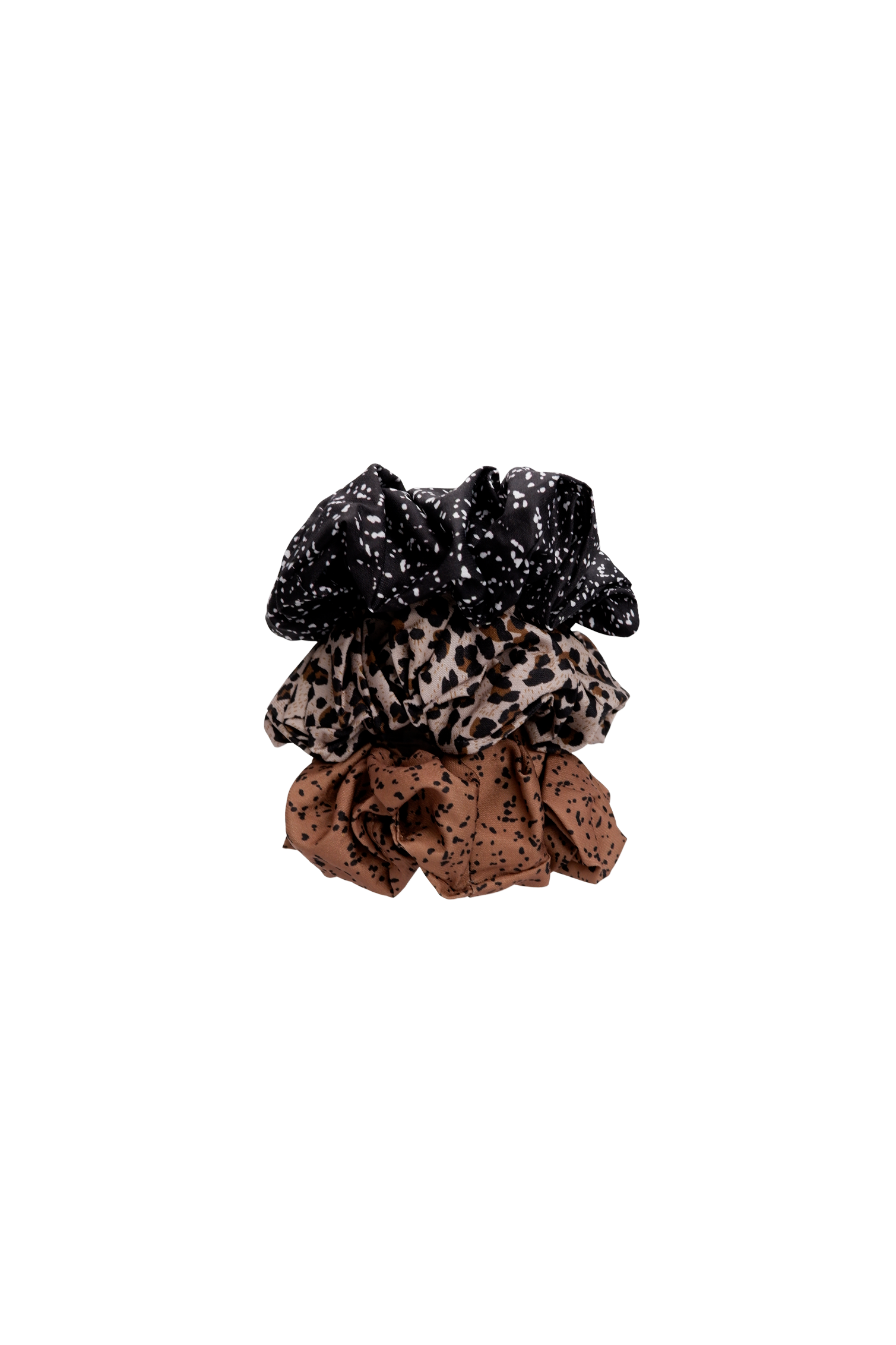 Black Colour - BcDiddi Scrunchie i 3 Farver