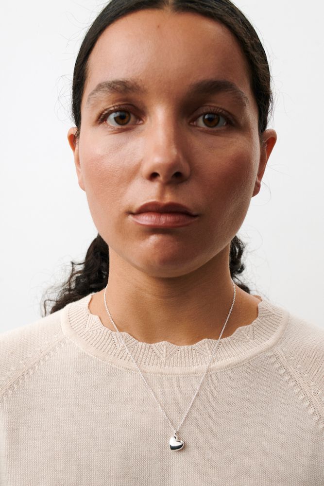Pernille Corydon Halskæde - Sweetheart Halskæde Med Hjerte i Sølv