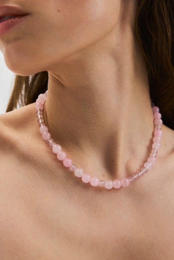 Pernille Corydon Halskæde - Blush Halskæde Rosa Forgyldt