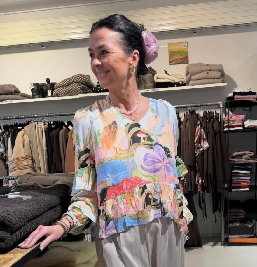 Nümph Bluse - NuShailyn Bluse i Airy Blue