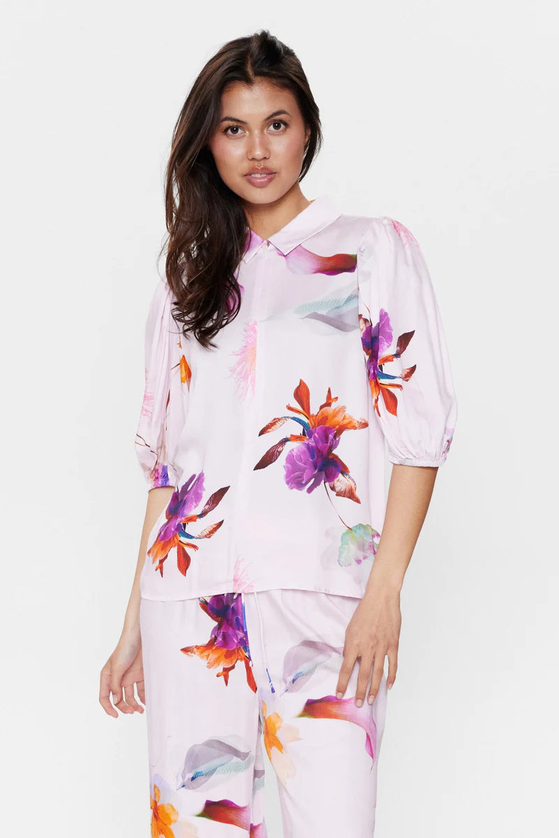 Nümph - NuRita Bluse i Lilac Snow