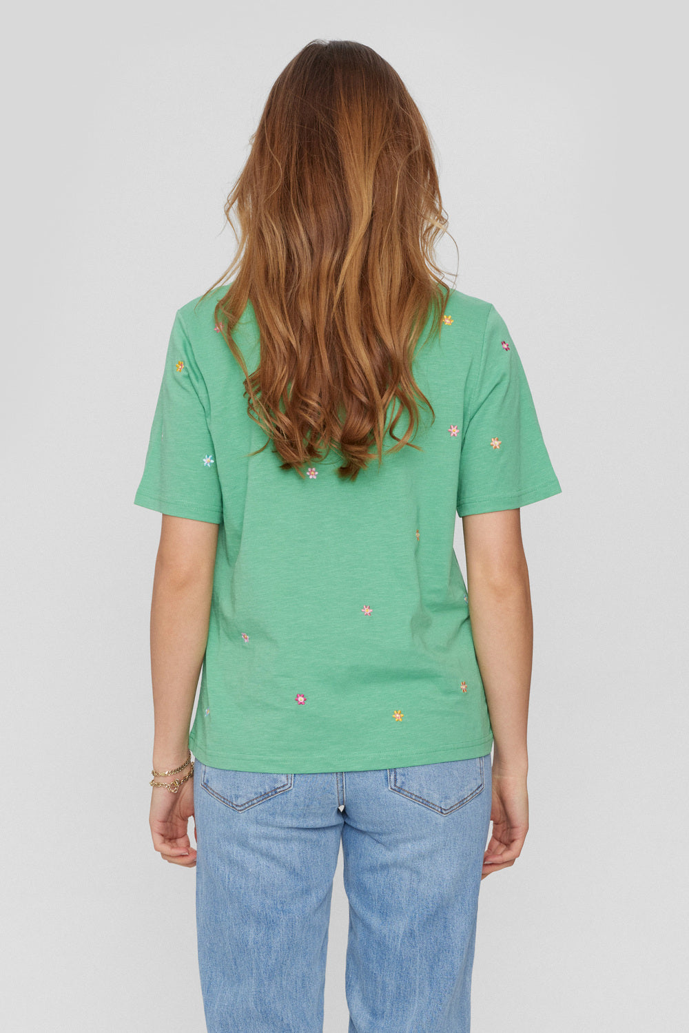 Nümph T-shirt - NuPilar T-shirt i Green Spruce